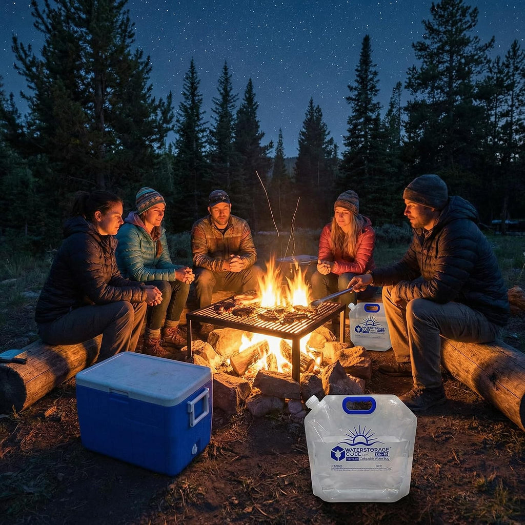 Premium Collapsible Water Container Bags 1.3 Gal (2-Pack)